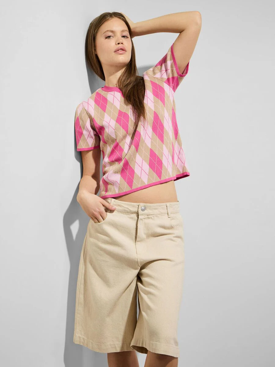 Farley Knit Top (Pink Tulle/Fuchsia) - Image 4