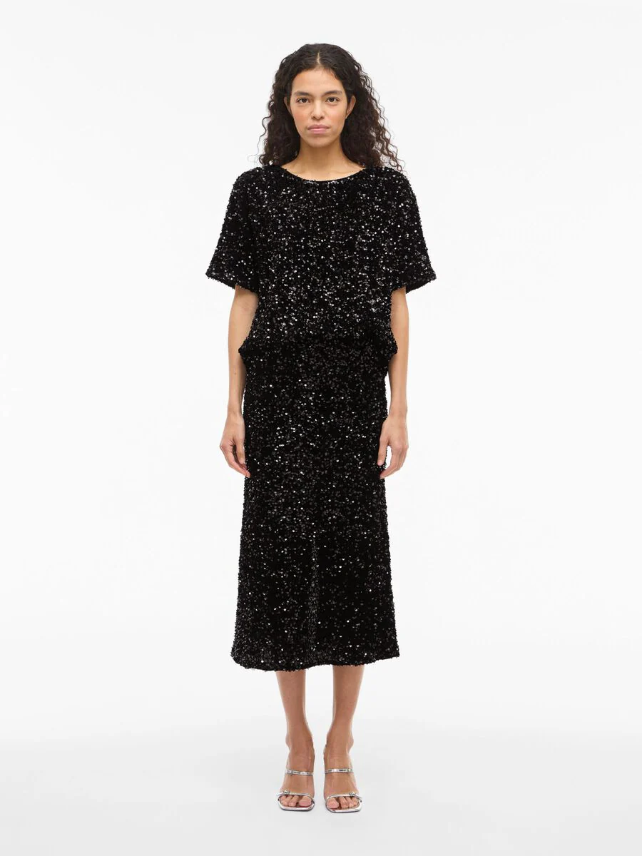 Fay Sequin Top (Black Beauty) - Image 2