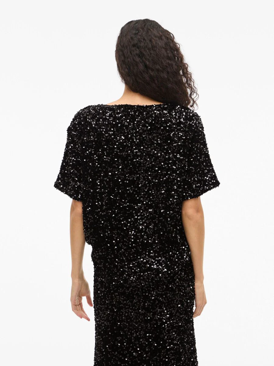 Fay Sequin Top (Black Beauty) - Image 3