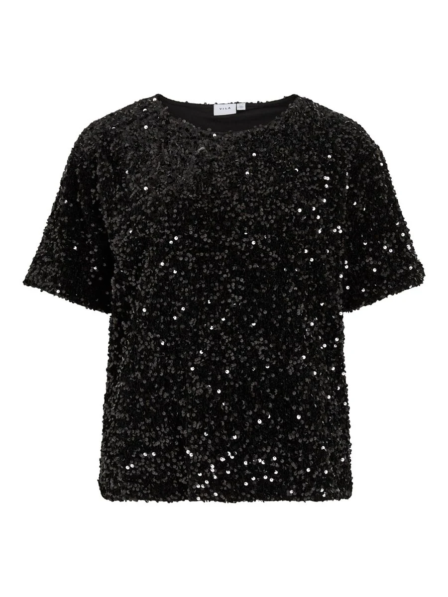 Fay Sequin Top (Black Beauty) - Image 6
