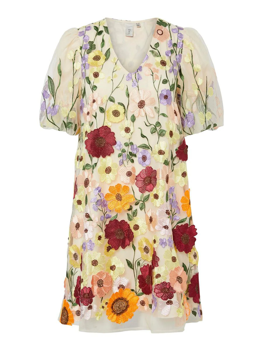 Faye Short Dress (Whisper/White) - Image 2