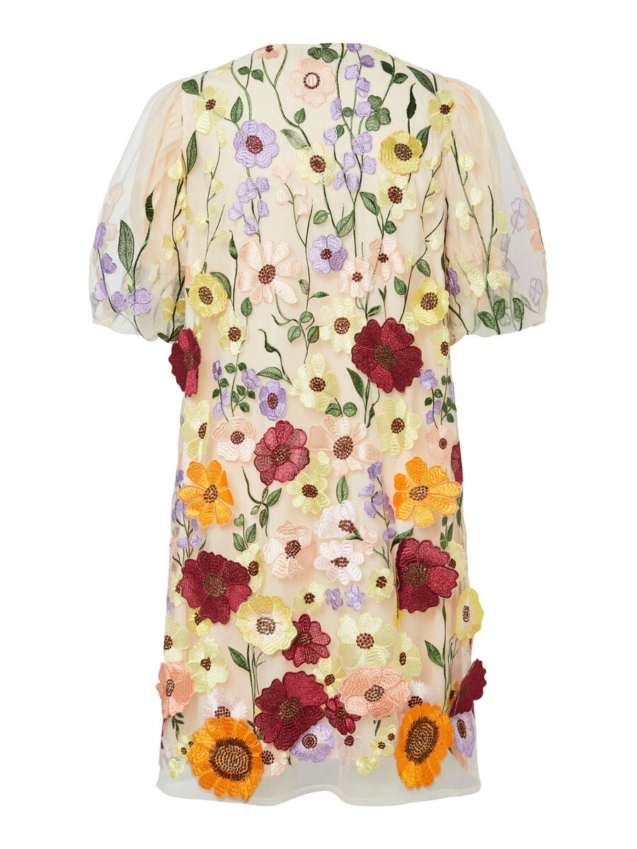 Faye Short Dress (Whisper/White) - Image 3