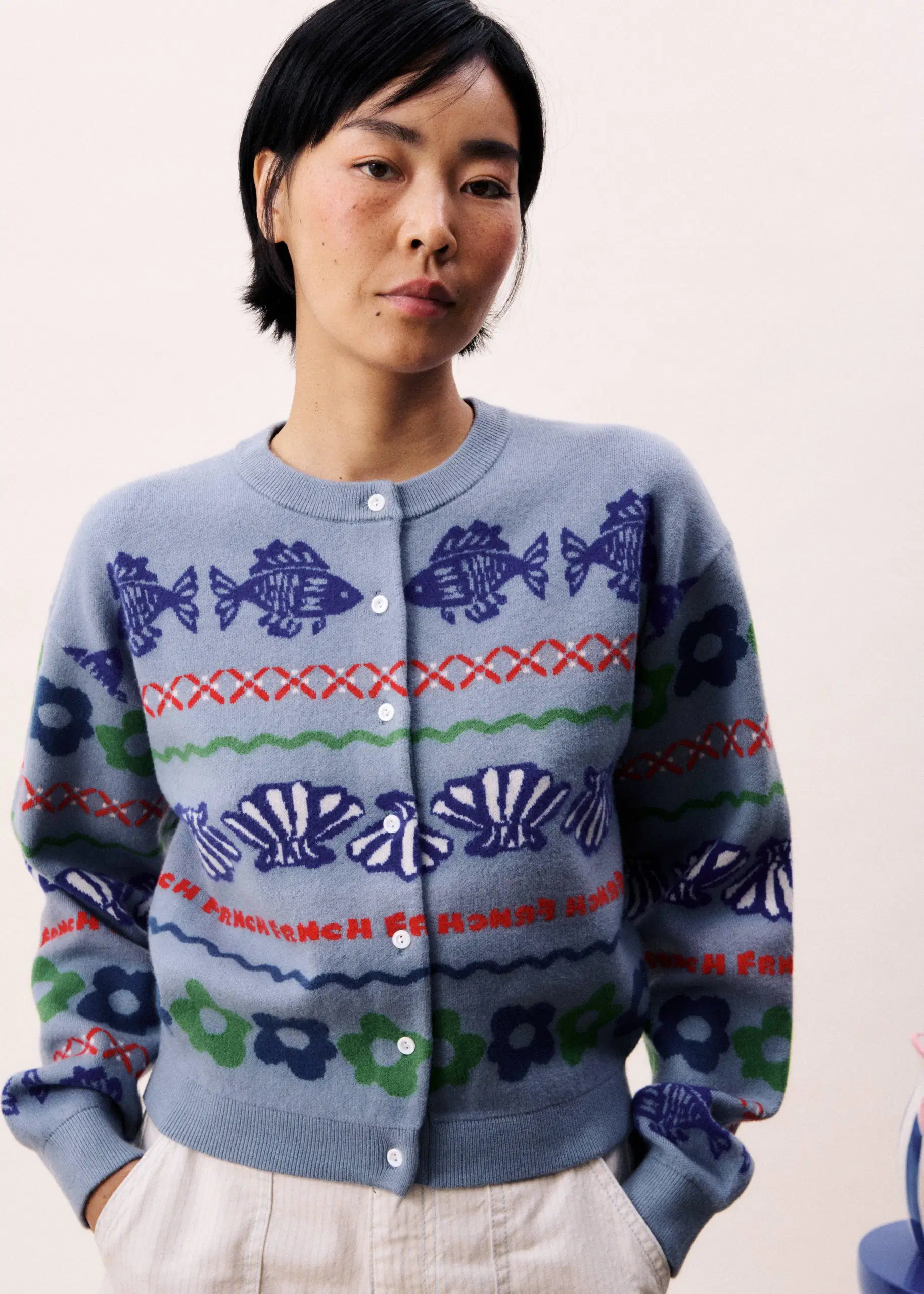 Federica Cardigan (Blue) - Image 2