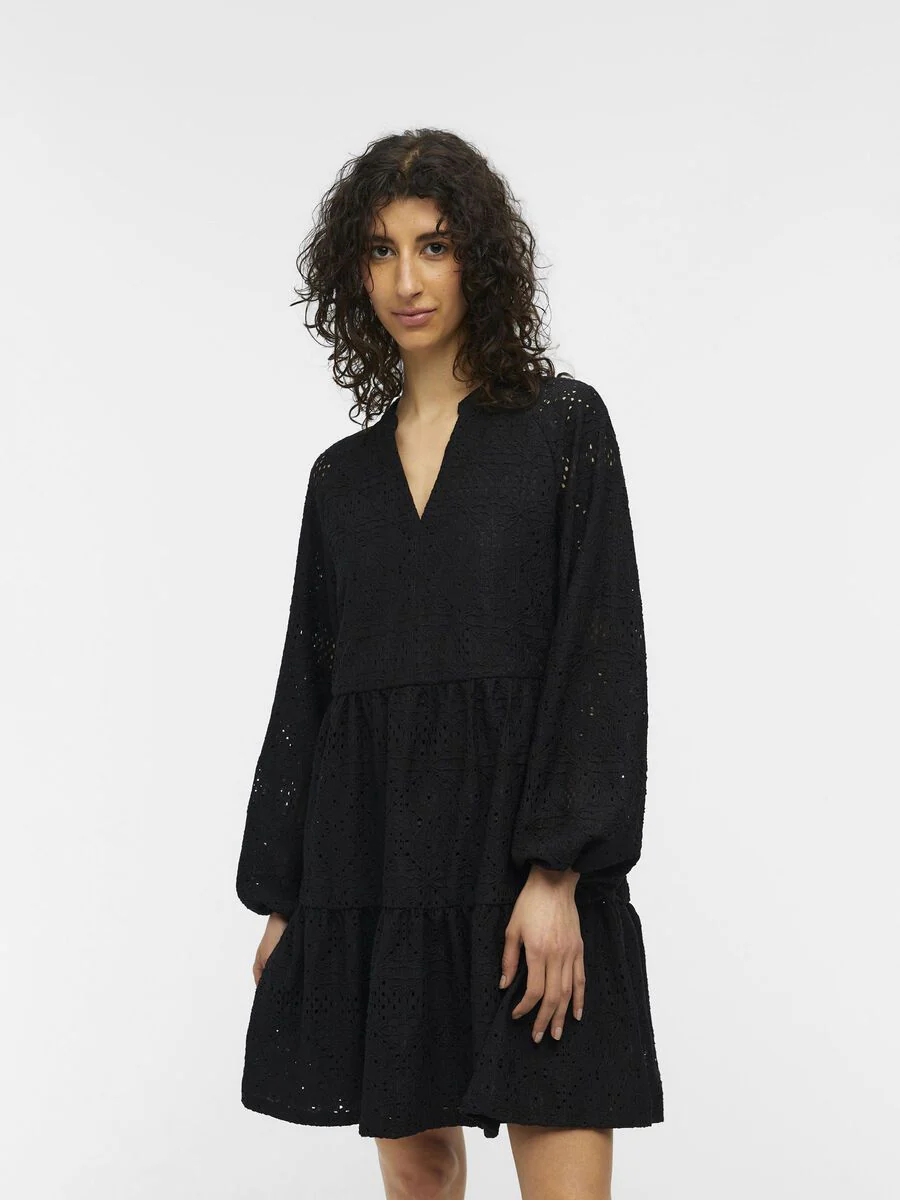FEODORA MINI DRESS (BLACK) - Image 3