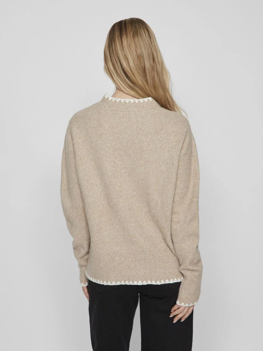 Fina Jumper (Natural Melange/White) - Image 5