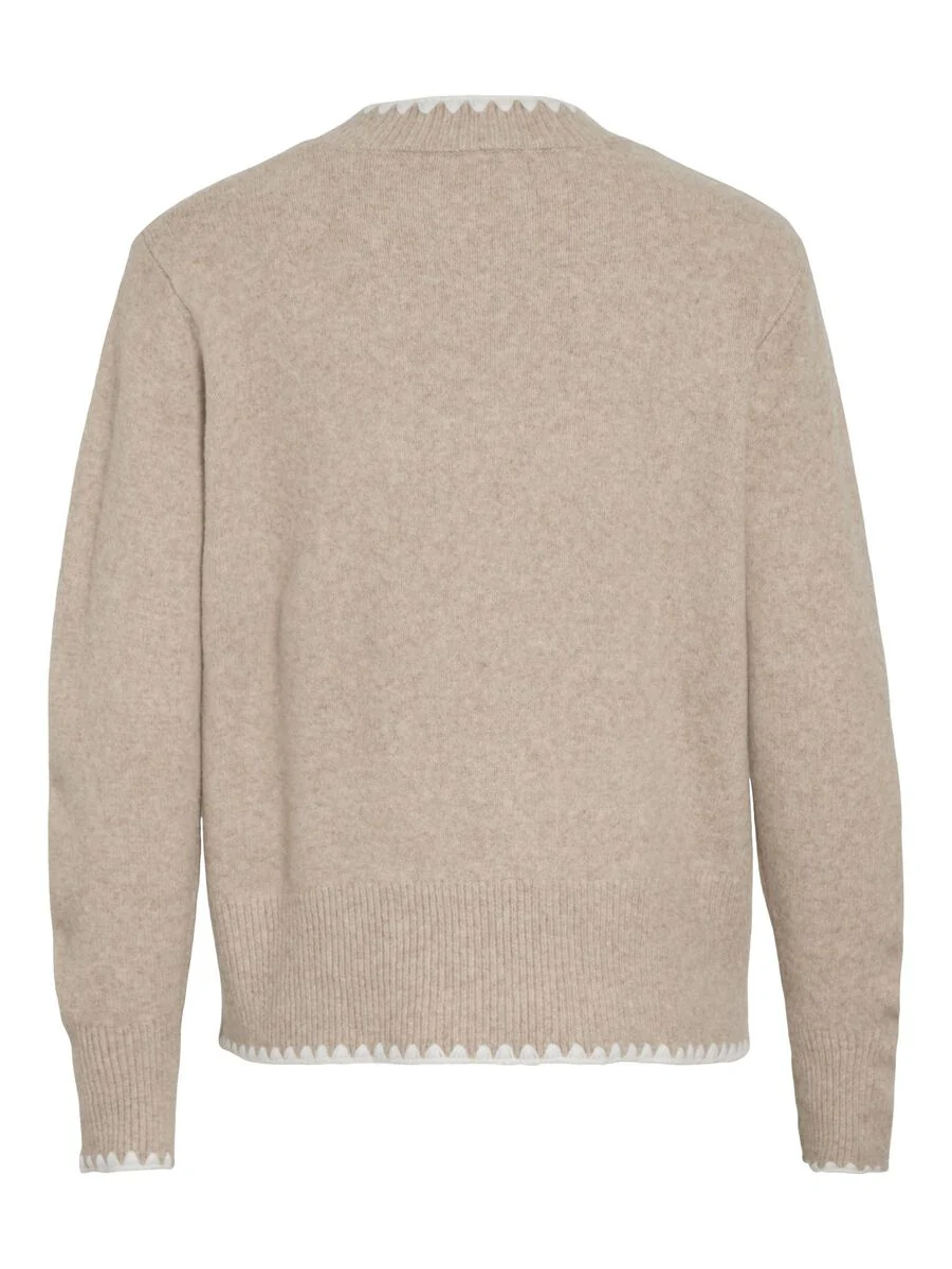 Fina Jumper (Natural Melange/White) - Image 7