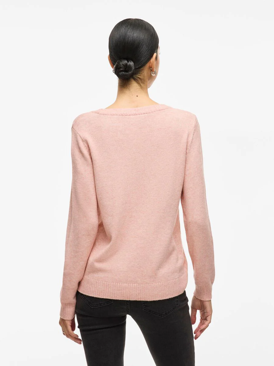 Floria Knitted Jumper (Misty Rose) - Image 2
