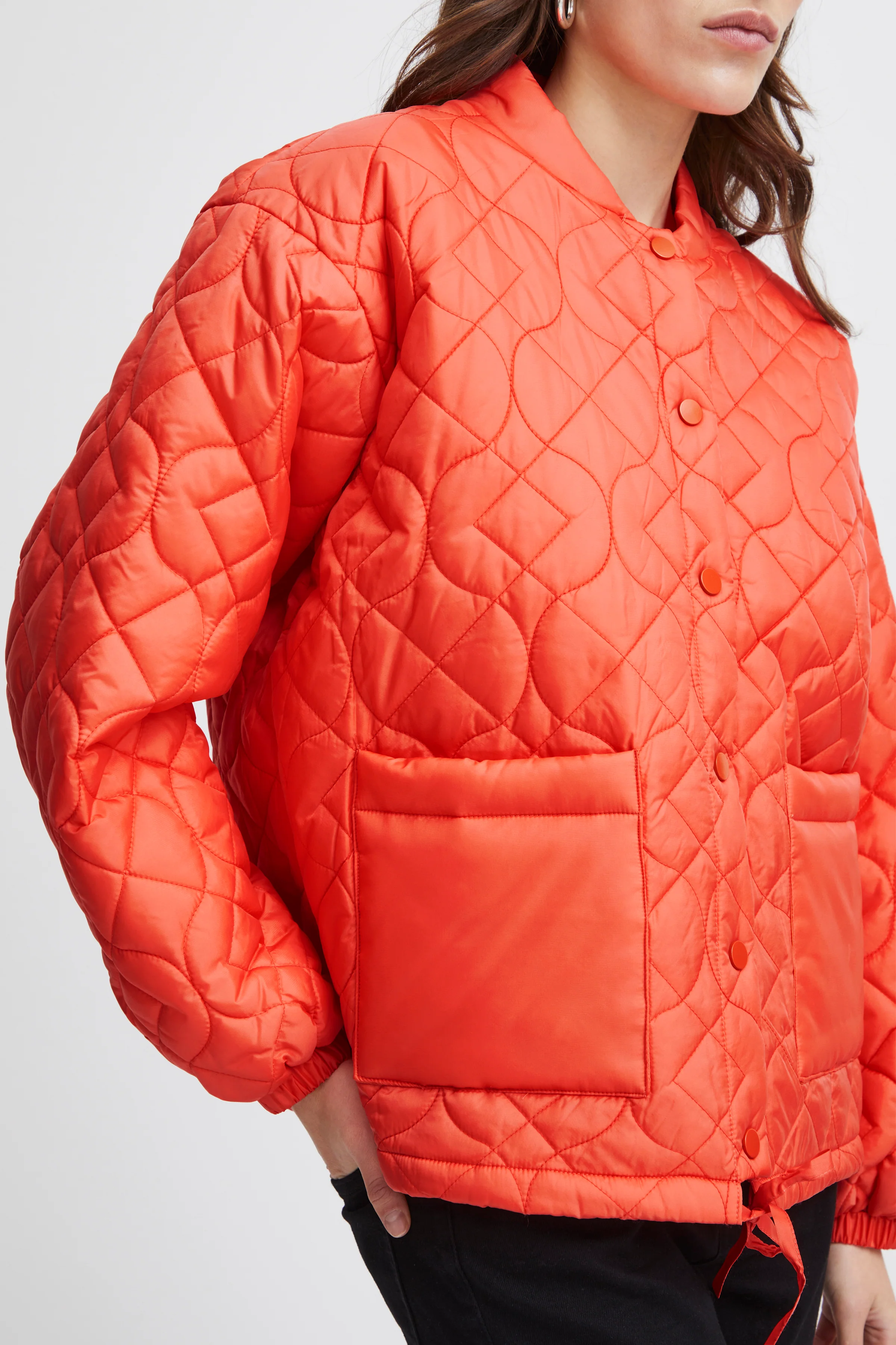 Foni Short Jacket (Hot Coral) - Image 5