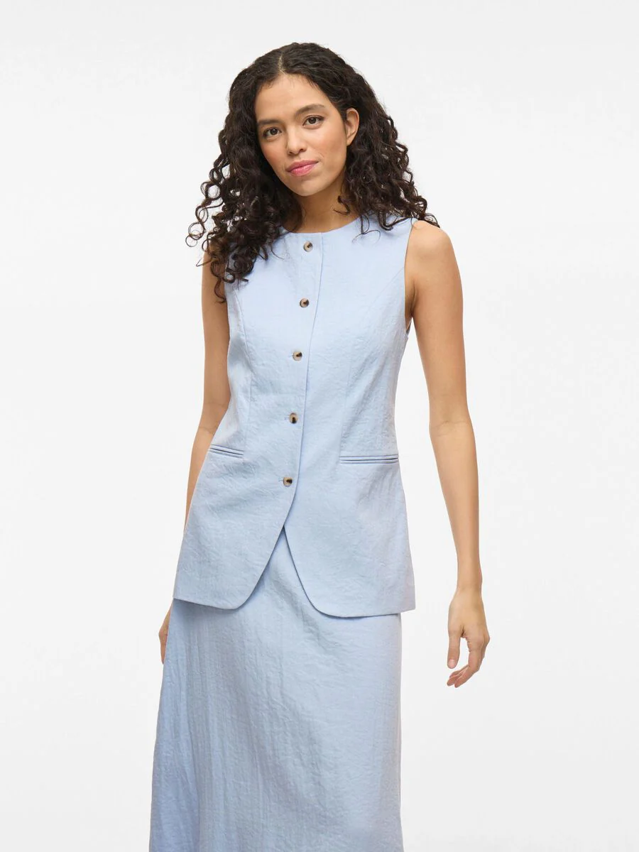 Frankie Tailored Waistcoat (Kentucky Blue) - Image 2
