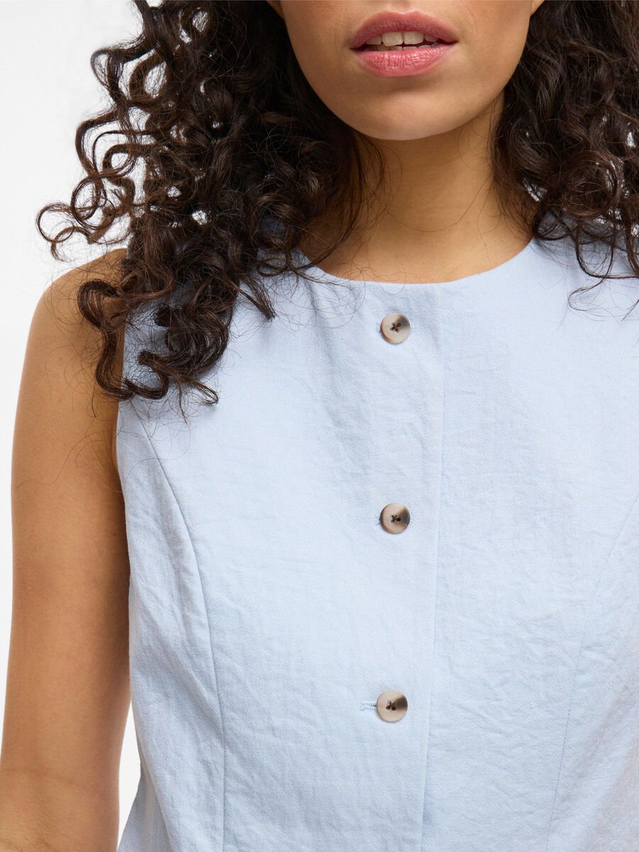 Frankie Tailored Waistcoat (Kentucky Blue) - Image 4
