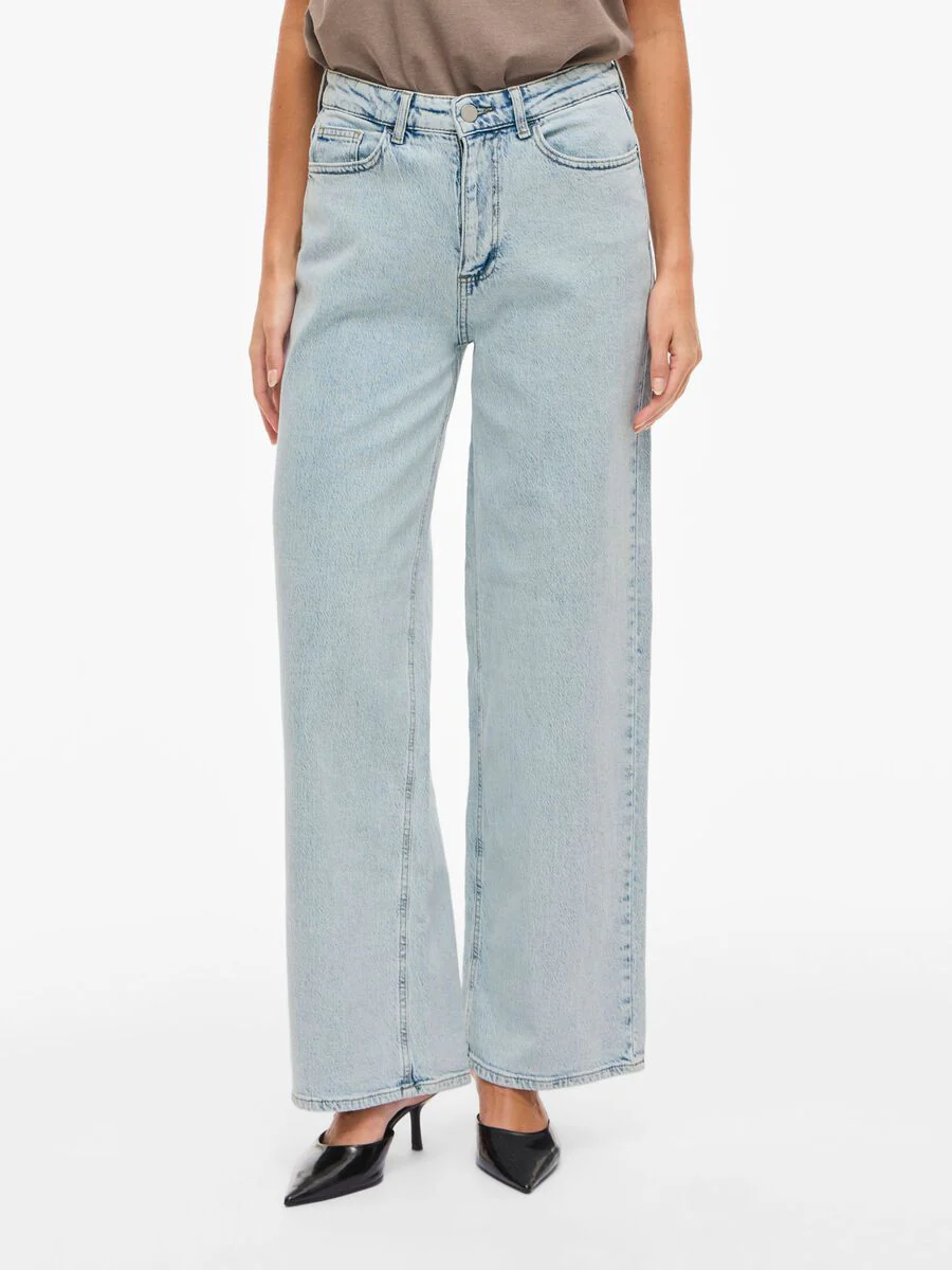Freya Wide Leg Jeans Regular (Light Blue Denim) - Image 5