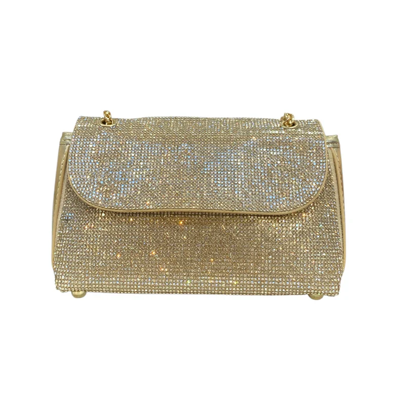 Gabbie Rhinestone Bag (Gold) - Image 2