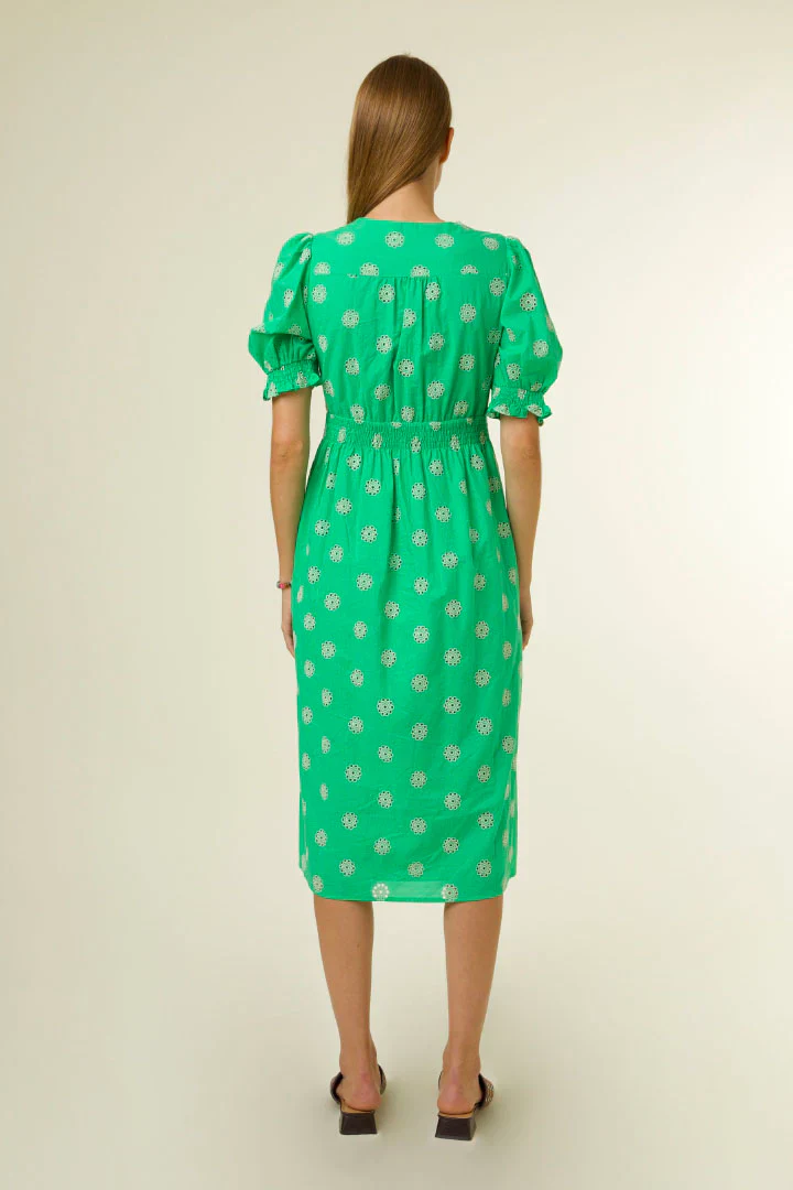 Gabrielle Midi Dress (Emerald) - Image 3