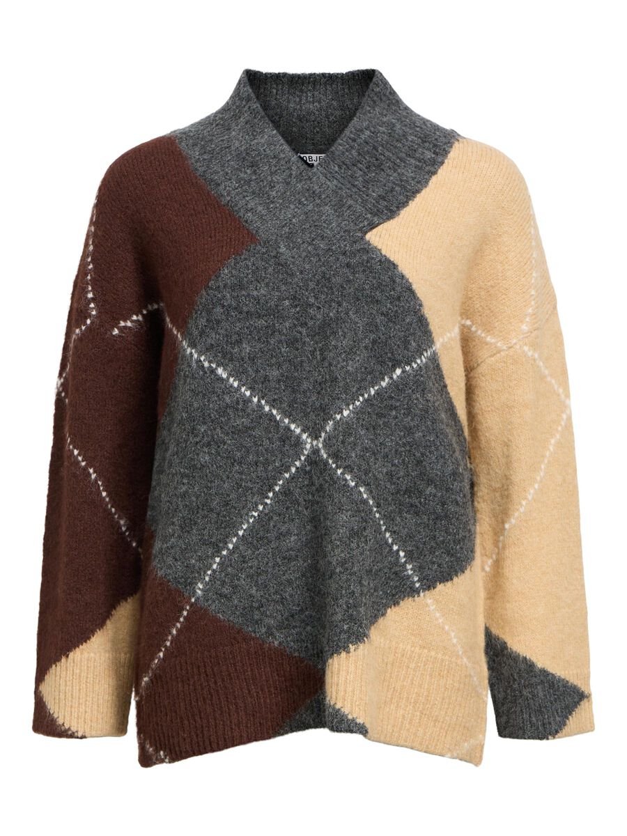 Gayle Knitted Jumper (Dark Grey Melange) - Image 6