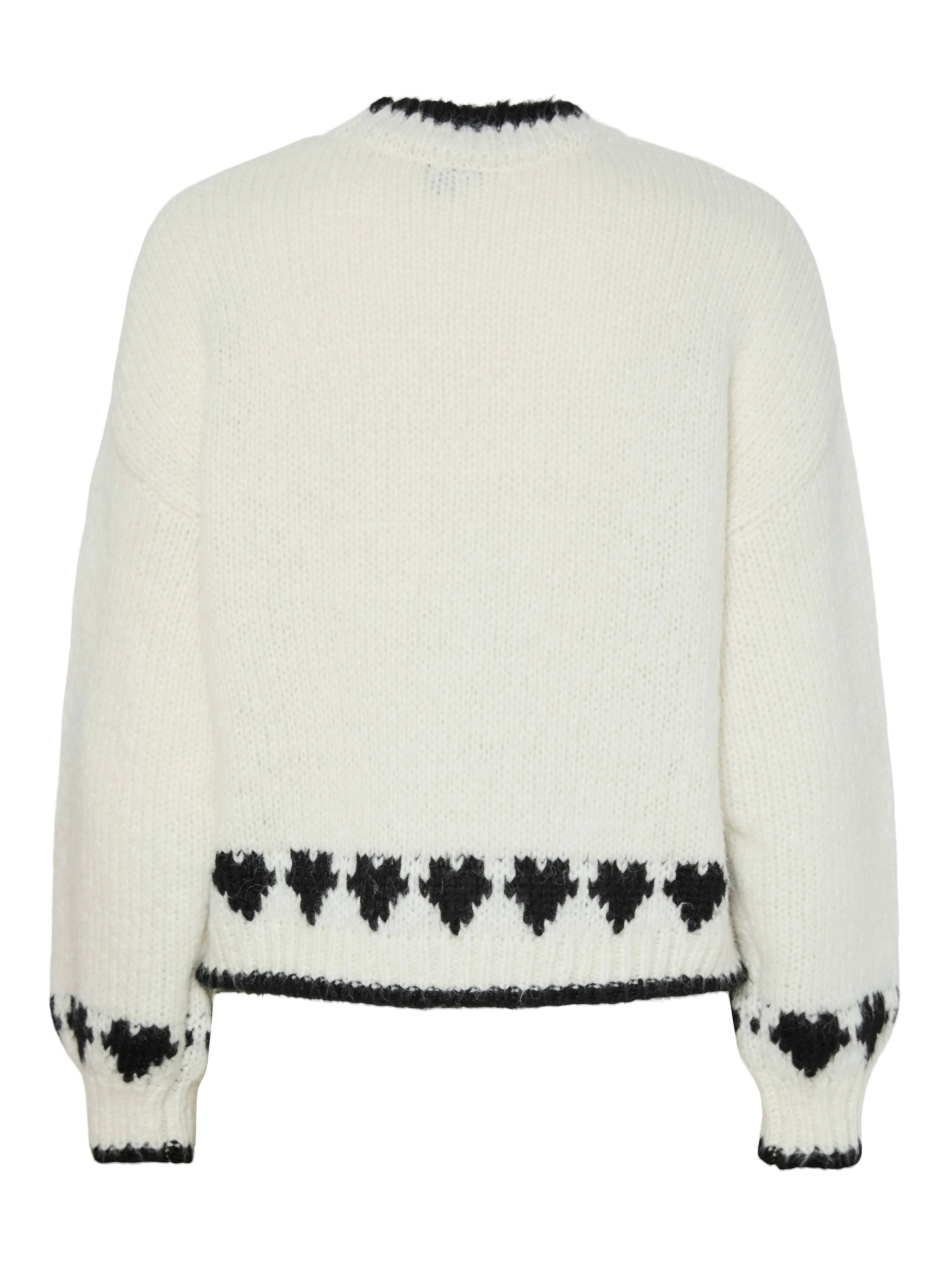 Genie Knit Jumper (Cloud Dancer/Black) - Image 3