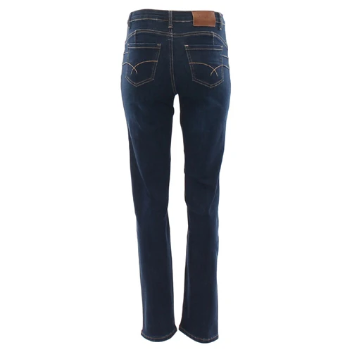 Georgia Straight Tummy Tuck Jeans Short Leg (Mid Blue) - Image 4