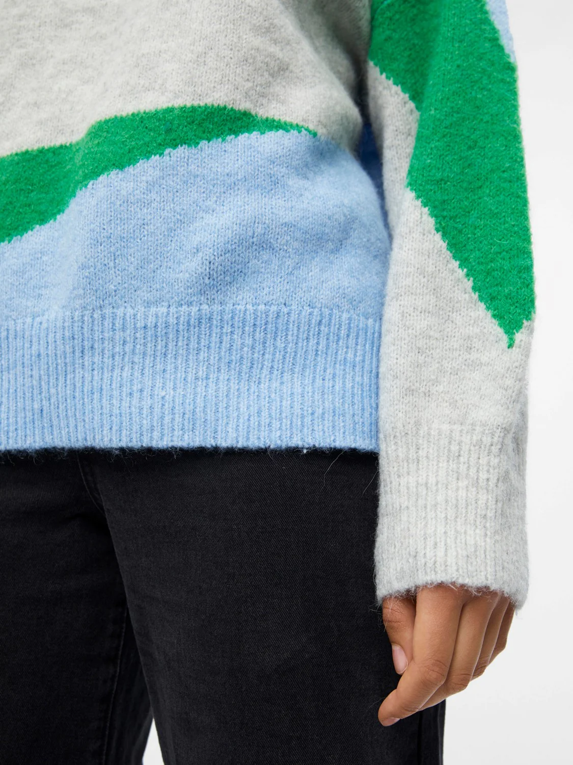 Geromin Jumper (Serenity Light grey/fern green) - Image 5