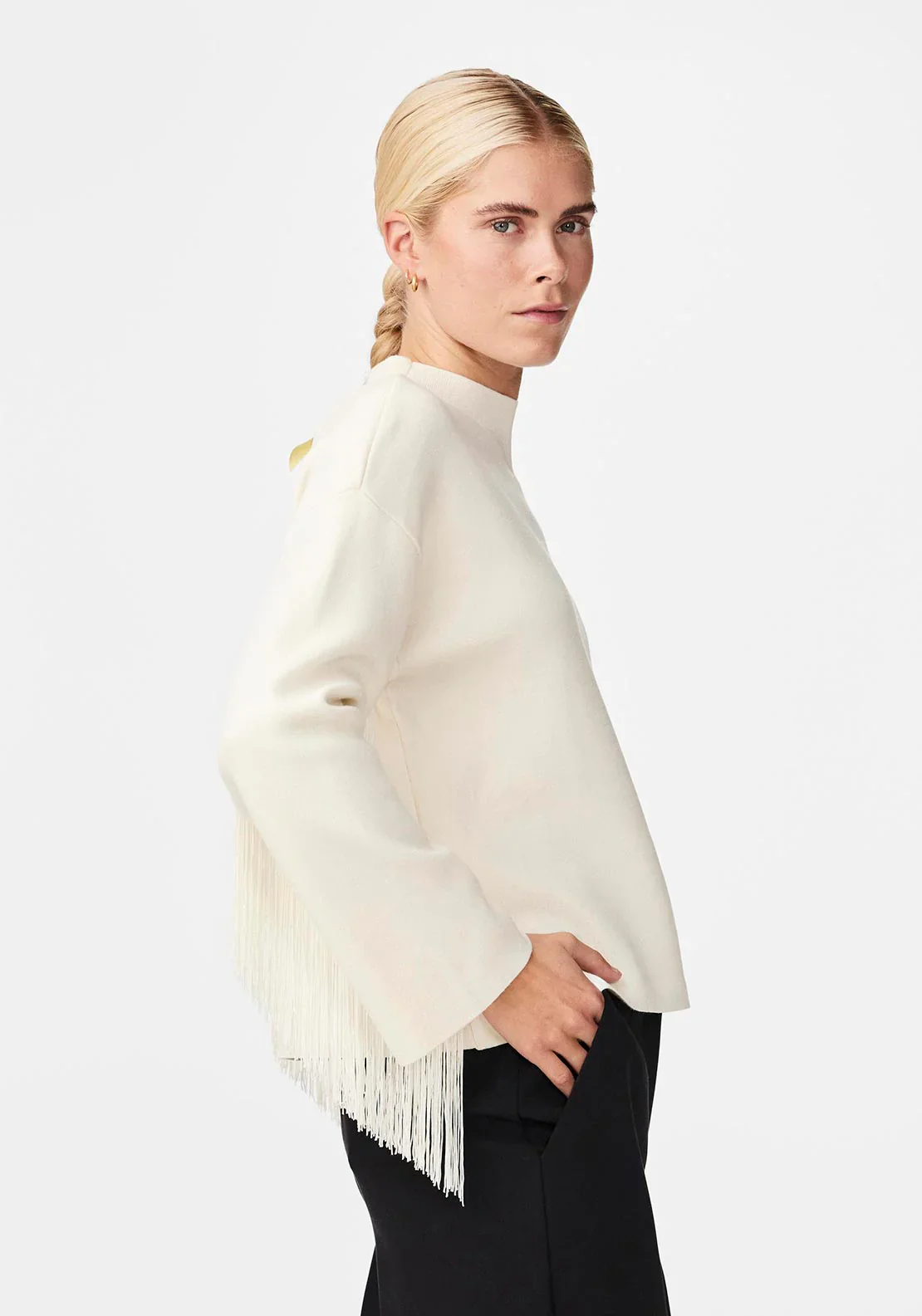 Gina Fringe Jumper (Birch) - Image 3