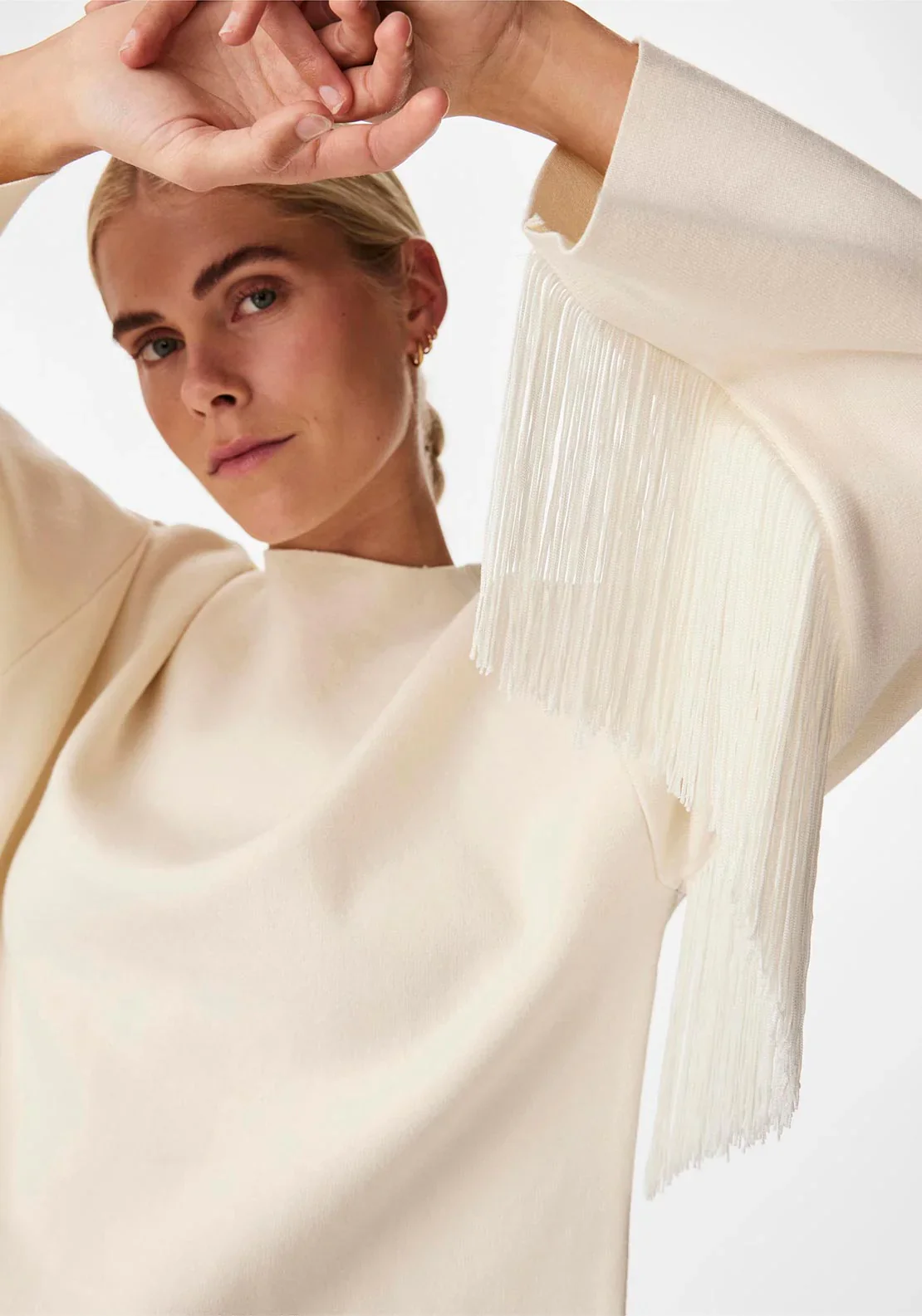 Gina Fringe Jumper (Birch) - Image 4