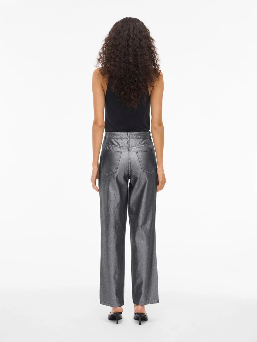 Glenda Glitter Jeans (Dark Silver) - Image 3
