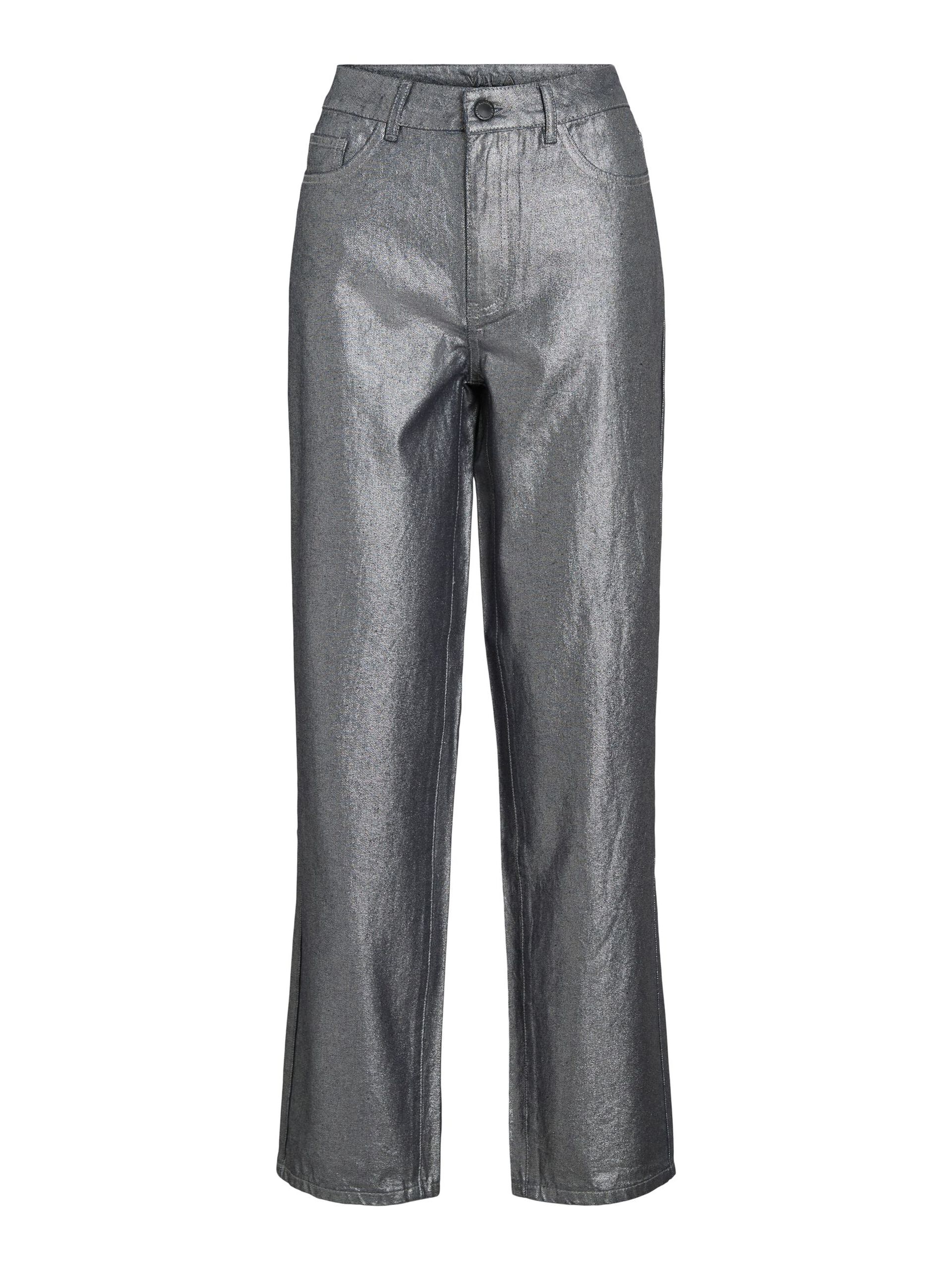 Glenda Glitter Jeans (Dark Silver) - Image 6