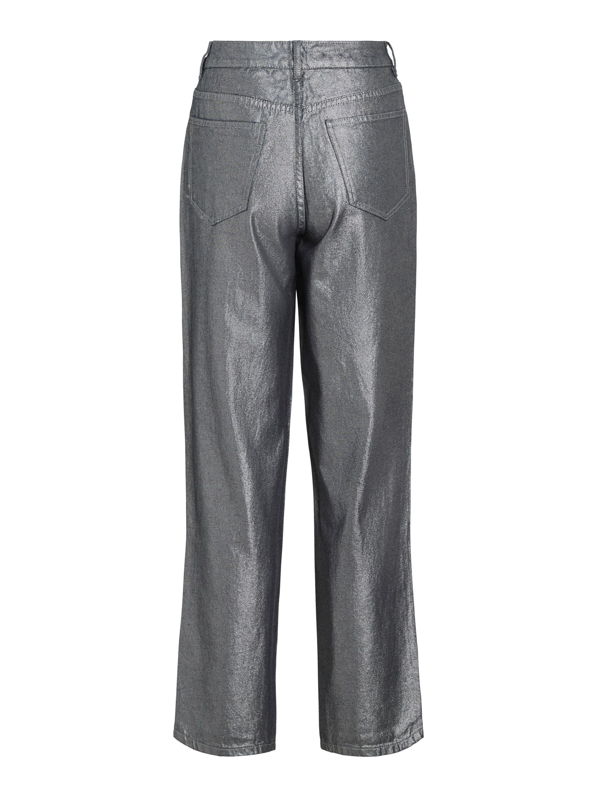 Glenda Glitter Jeans (Dark Silver) - Image 7
