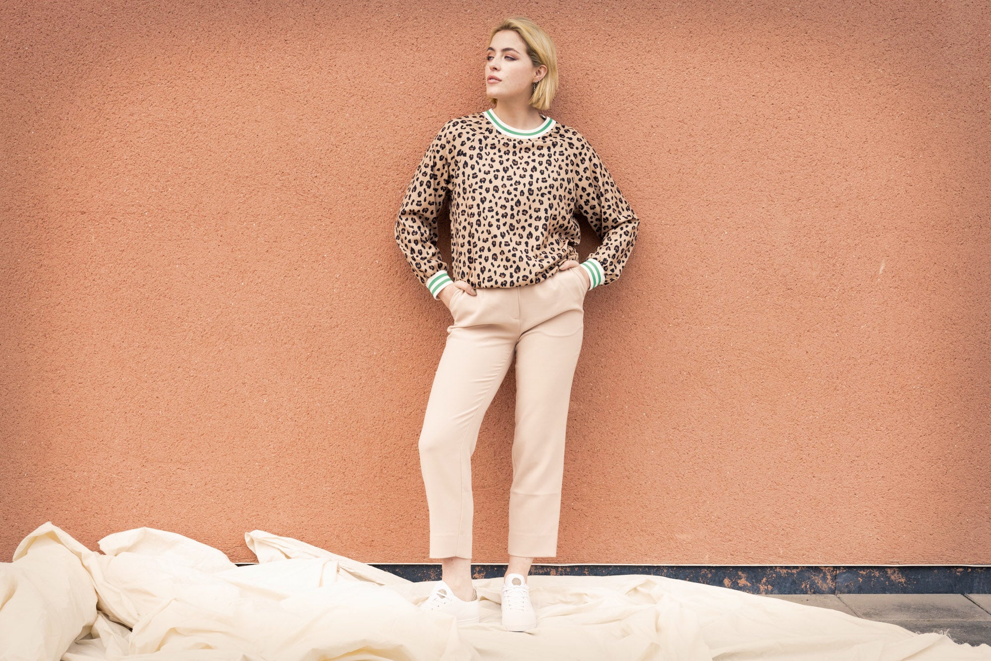 Gloria Trousers (Beige) - Image 2