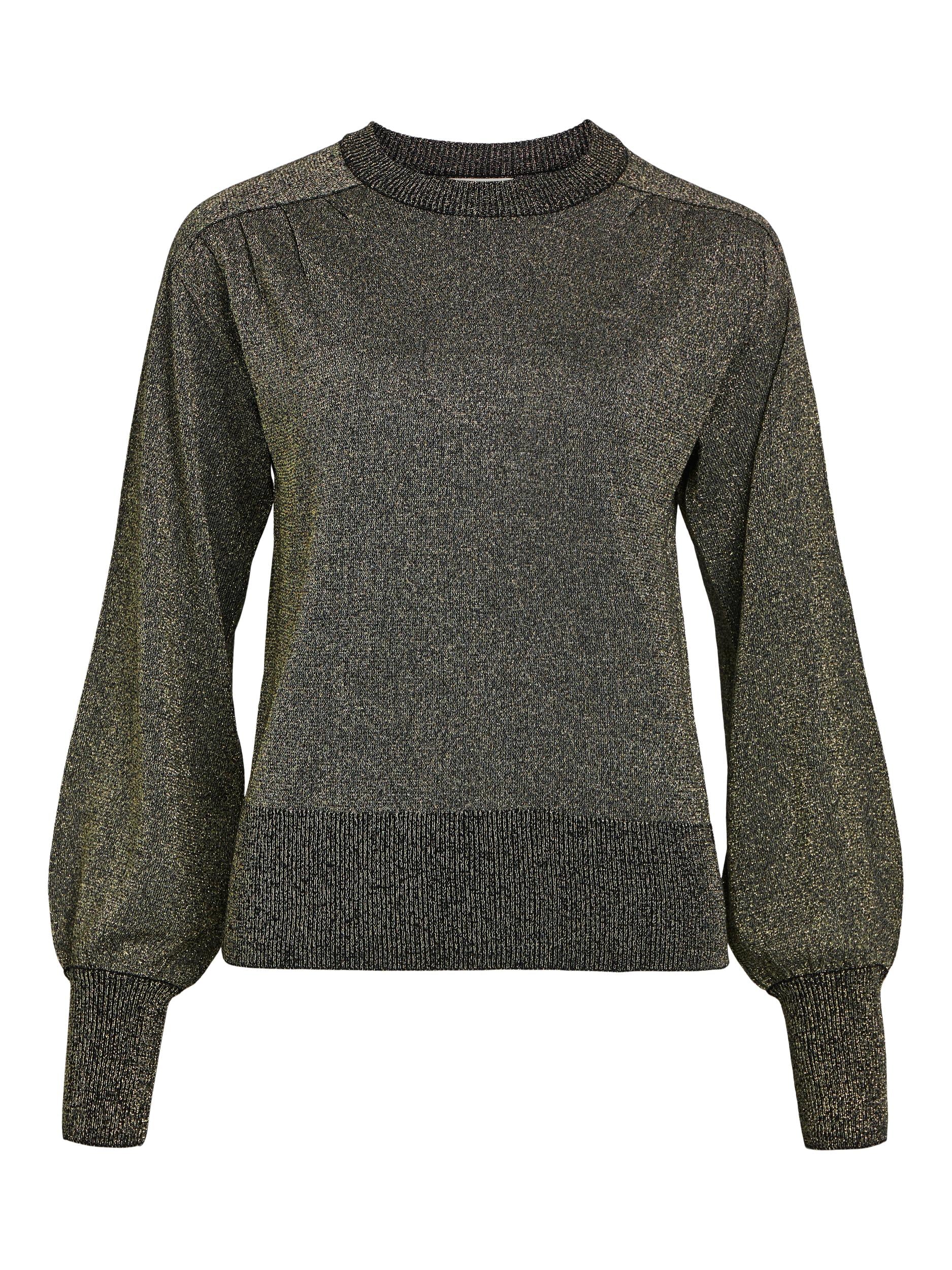GRACE GLITTER JUMPER (BLACK/GOLD) - Image 2