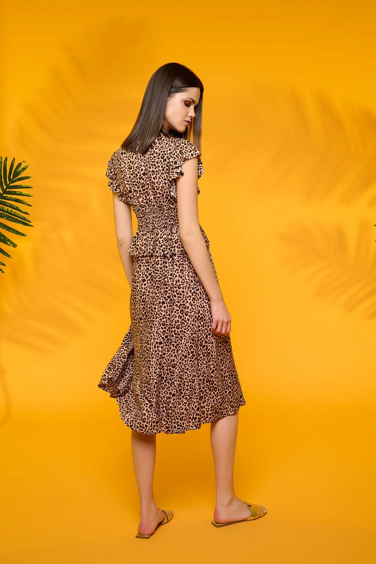 Grizzly Midi Dress (Animal Print) - Image 3