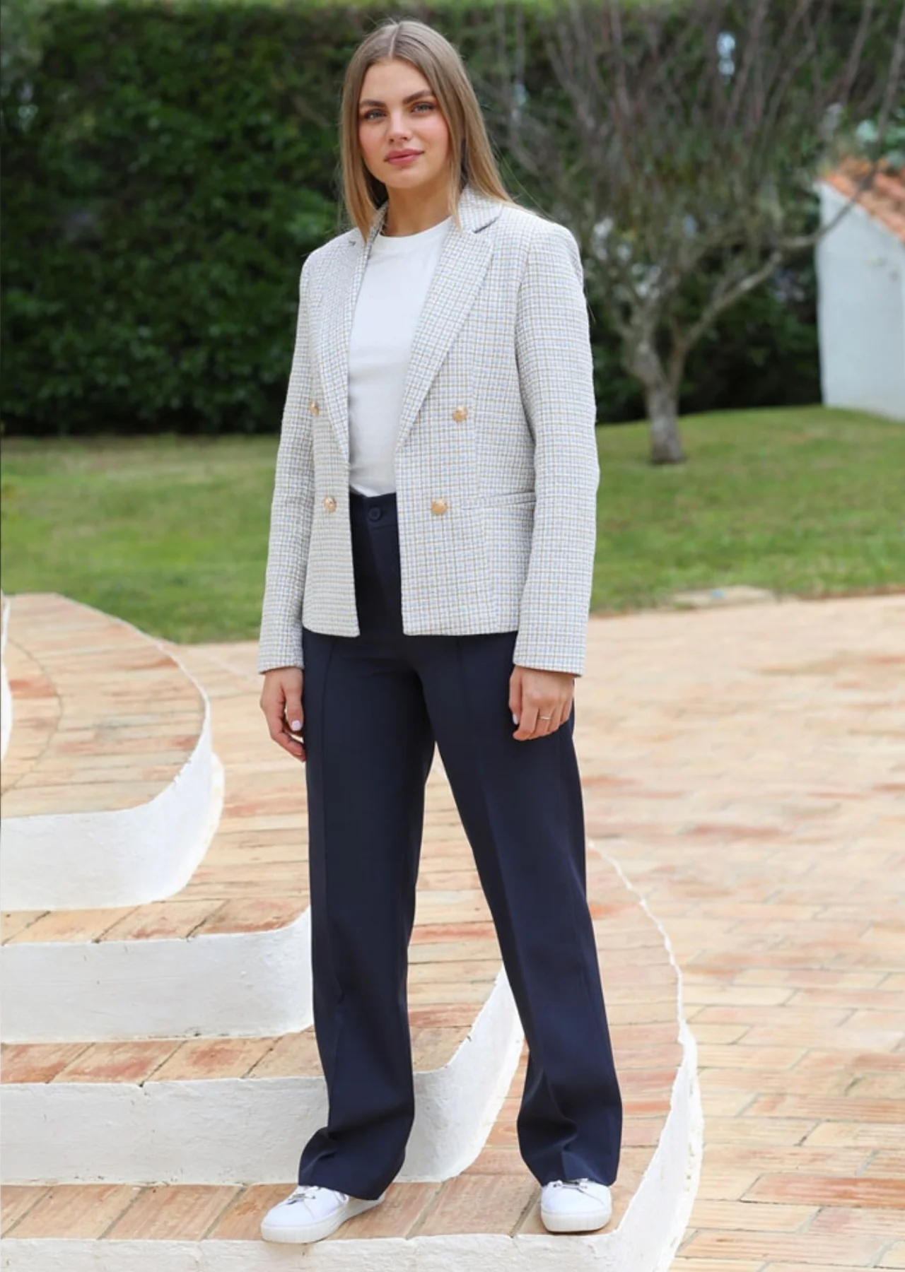 Hallie Trousers (Navy) - Image 2