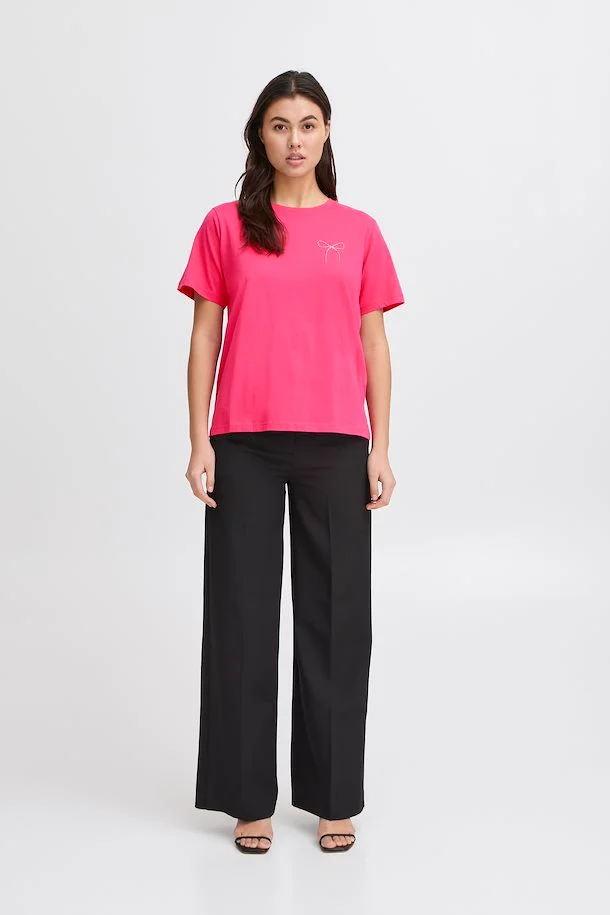 Hanna T-Shirt (Pink Yarrow) - Image 2