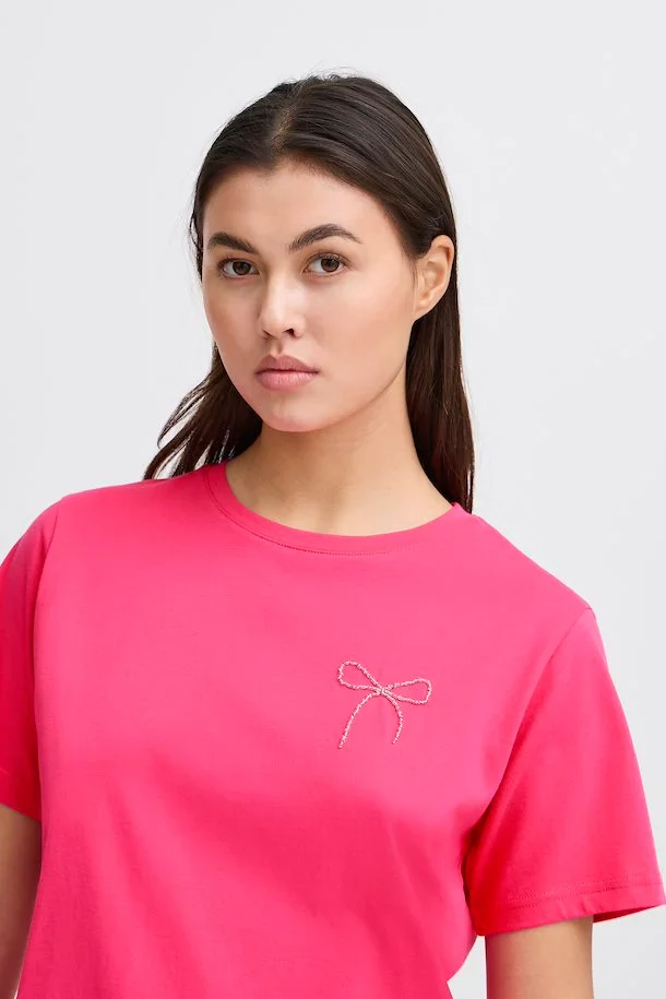 Hanna T-Shirt (Pink Yarrow) - Image 3