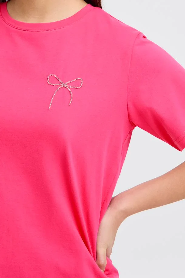 Hanna T-Shirt (Pink Yarrow) - Image 4