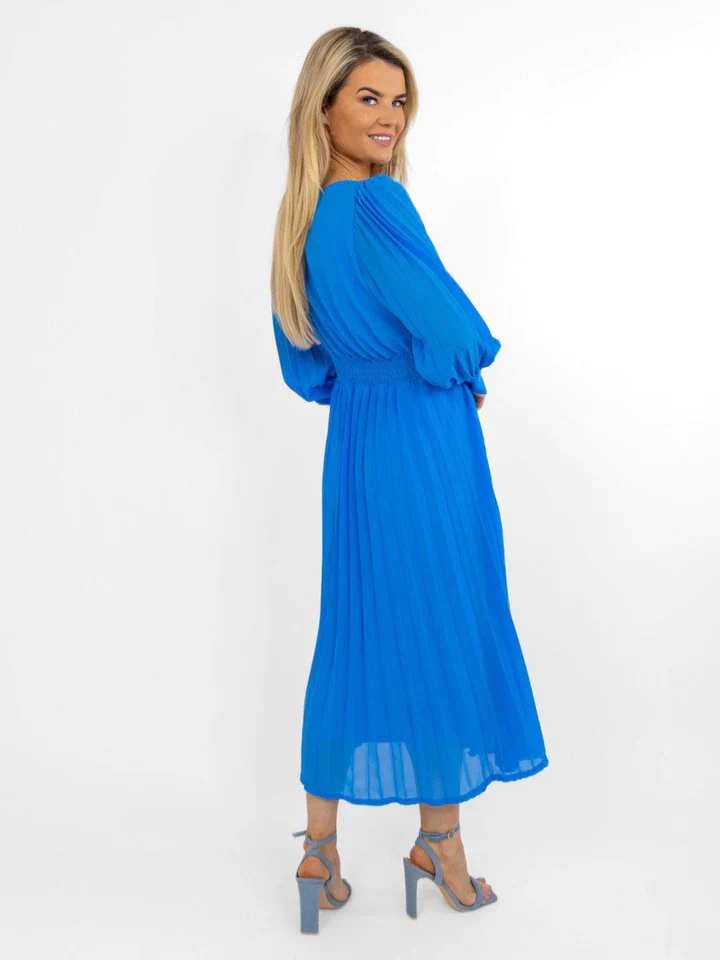 HANNAH MIDI DRESS (TIFFANY BLUE) - Image 7