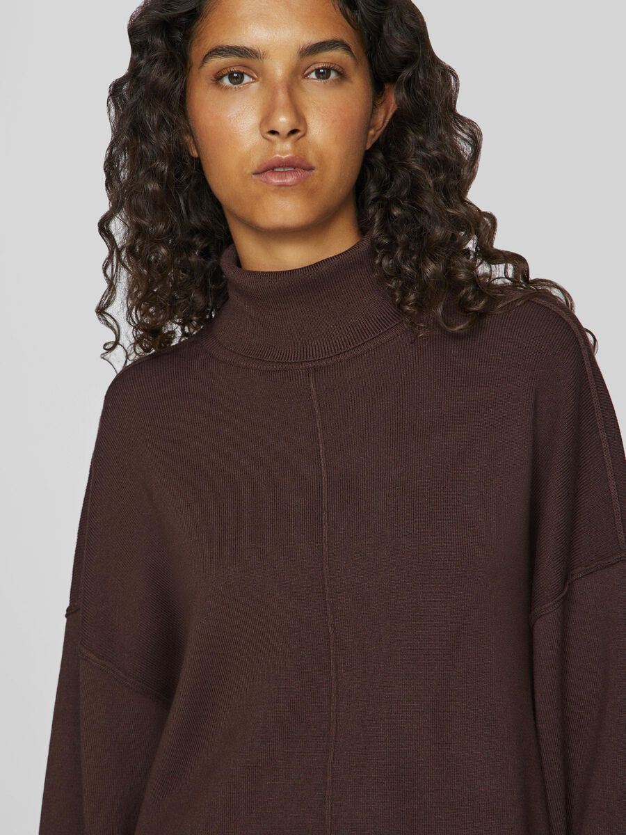 Harper Rollneck Jumper (Coffee Bean) - Image 3