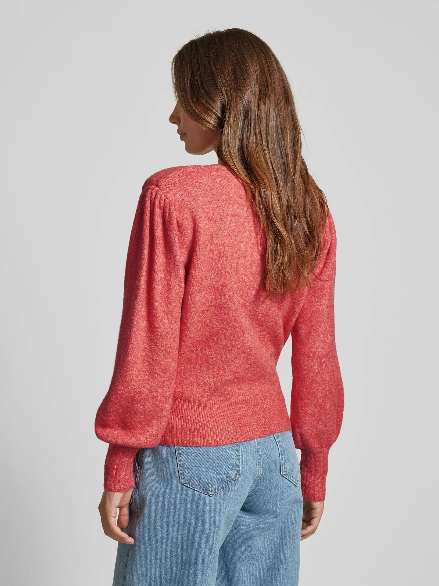 Helen Wrap Jumper (Cranberry) - Image 3