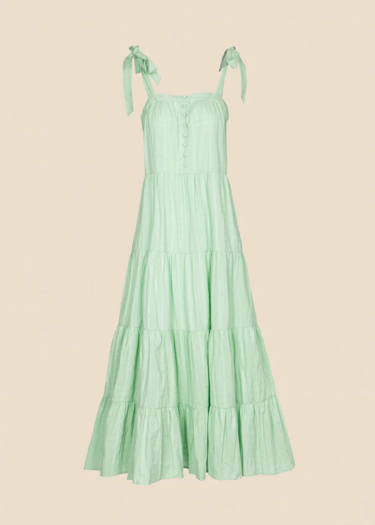 Helena Maxi Dress (Green) - Image 6