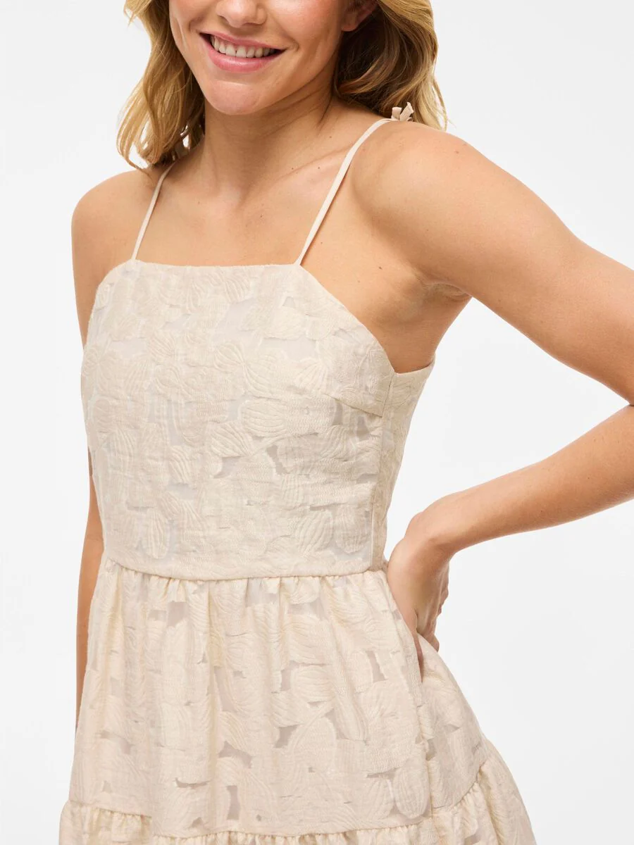 Helna Strap Midi Dress (Birch/Jacquard) - Image 4