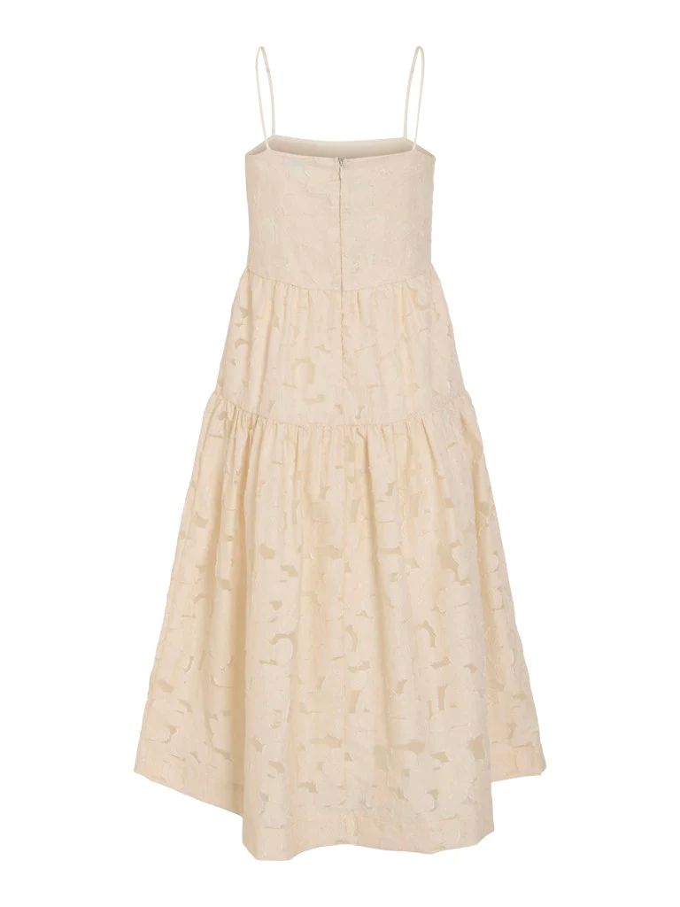 Helna Strap Midi Dress (Birch/Jacquard) - Image 7