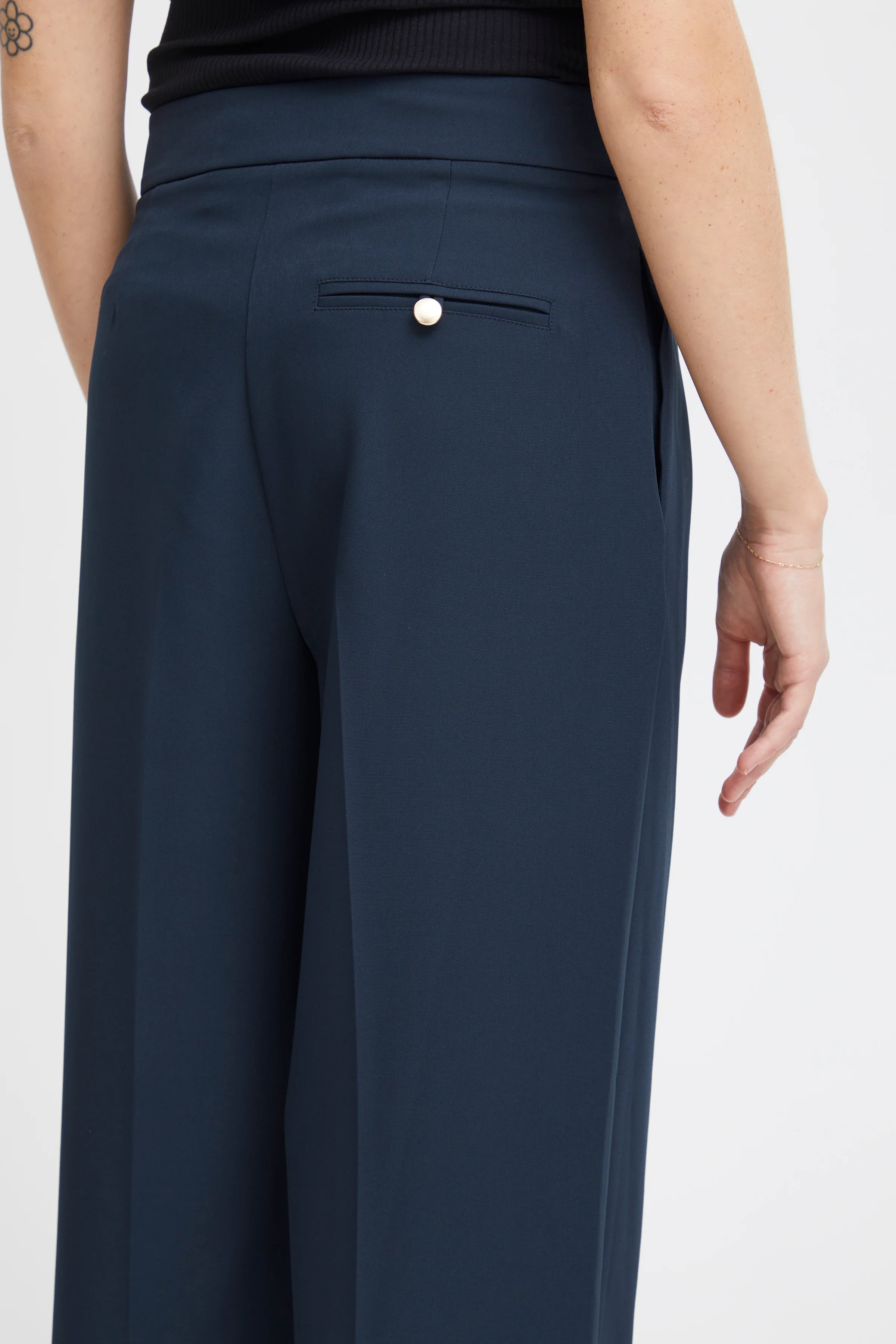 HILDY WIDE LEG TROUSERS (TOTAL ECLIPSE) - Image 5