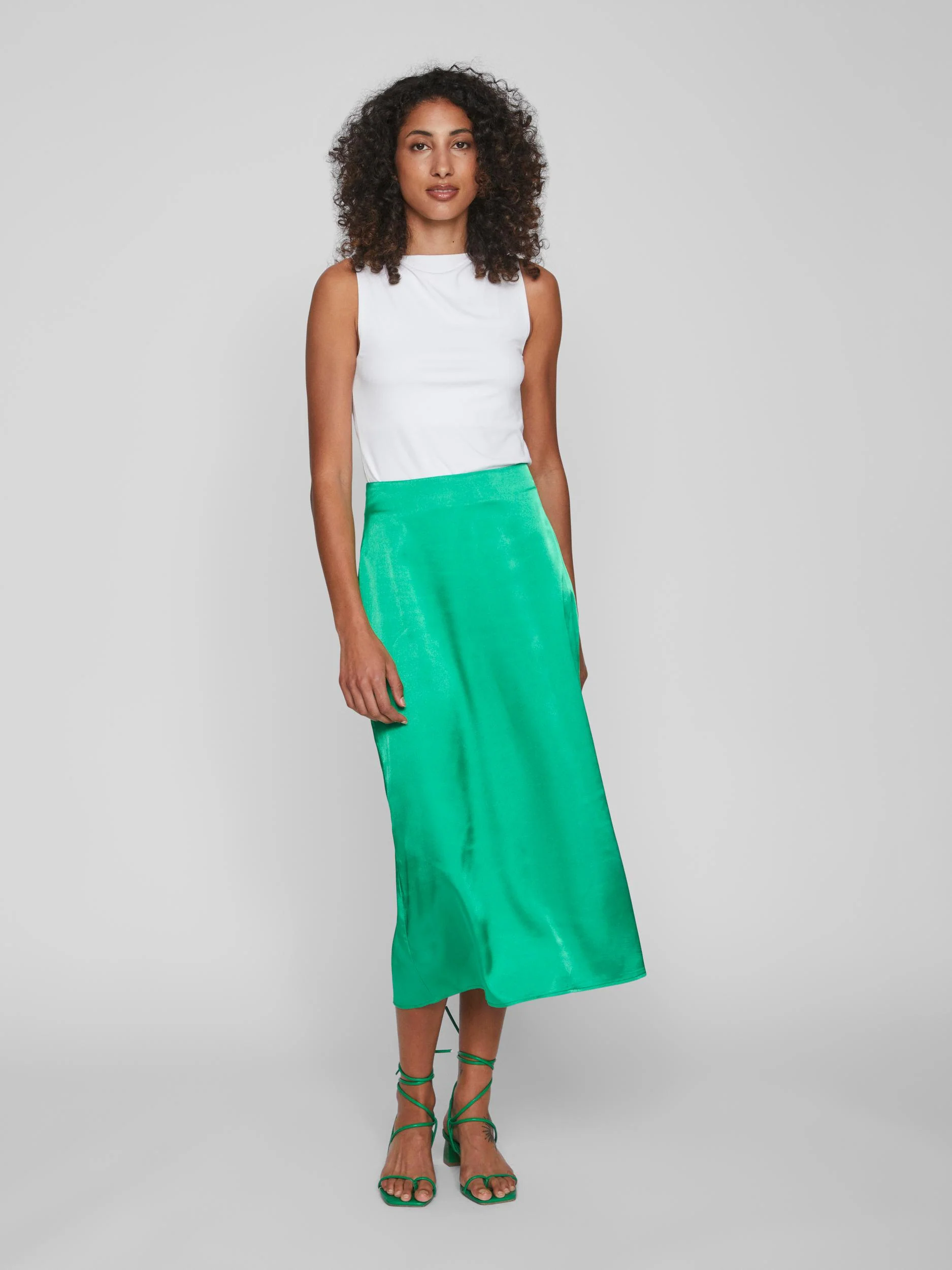 HIMA HIGH WAISTED SKIRT (BRIGHT GREEN)