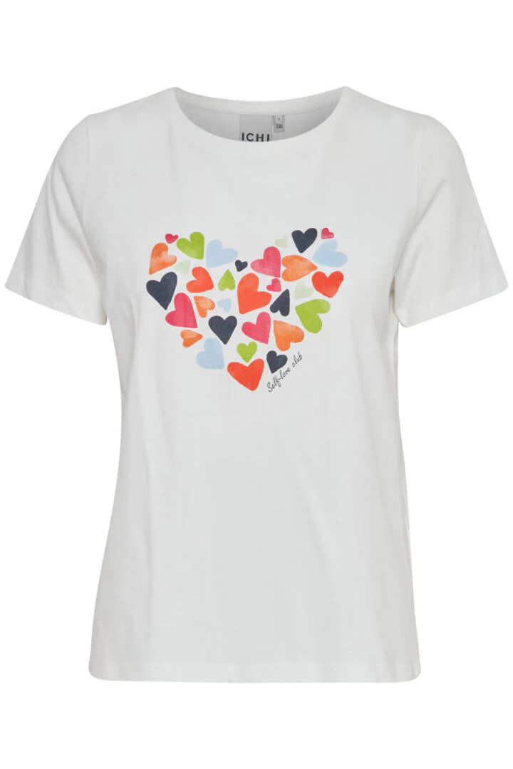 Hossi Hearts T-Shirt (Cloud Dancer) - Image 4