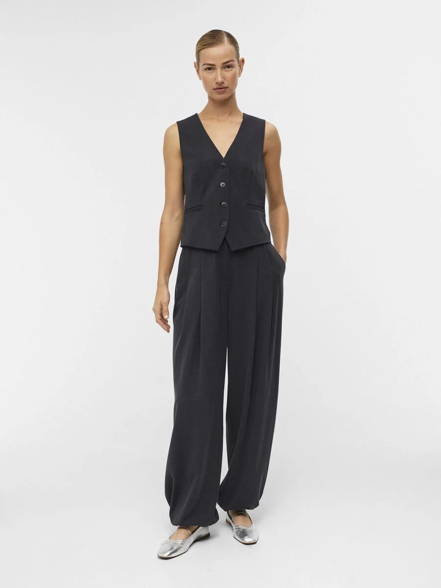 Ida Waistcoat (Dark Grey Melange) - Image 3