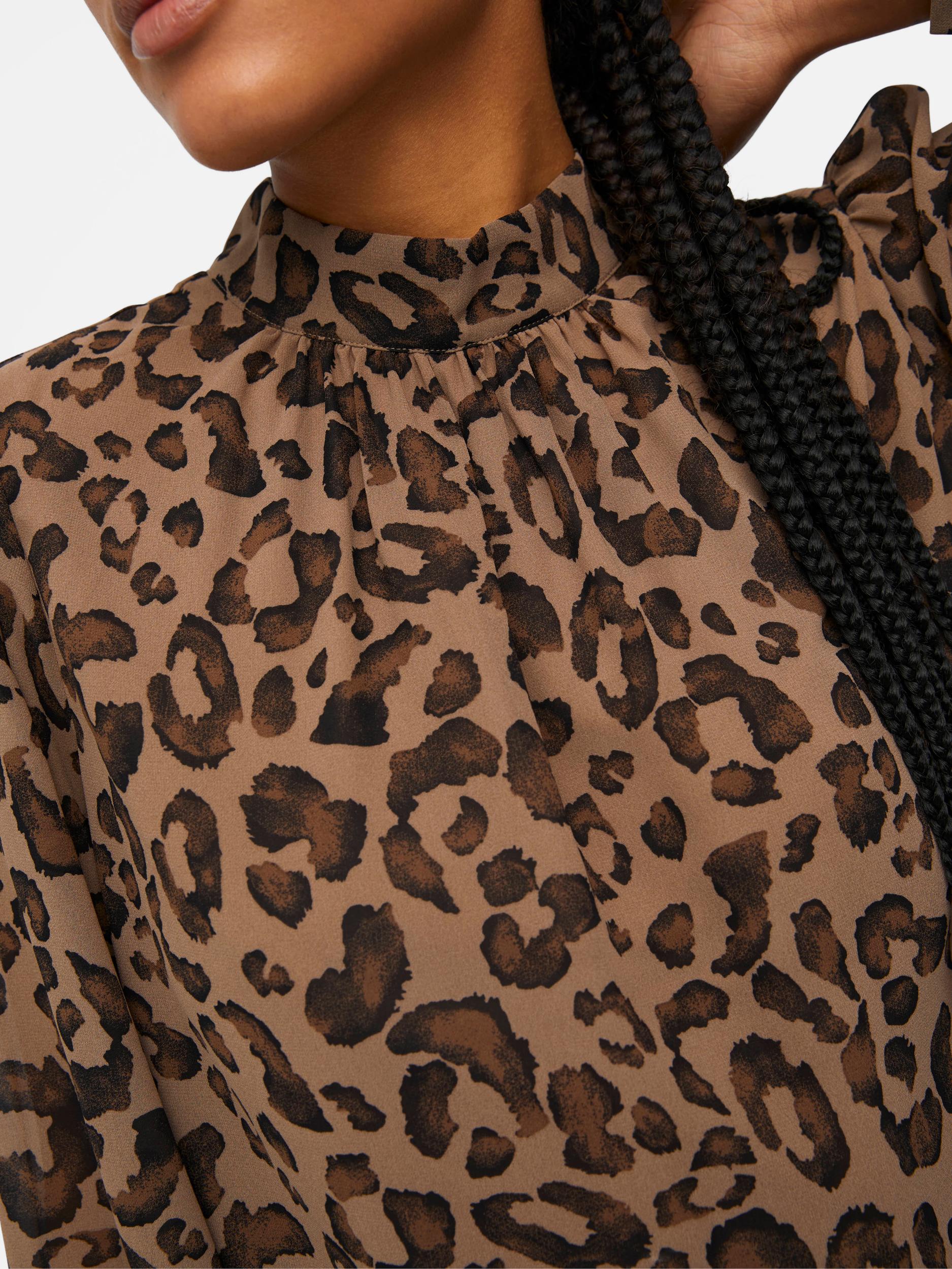 ILA HIGH NECK TOP (FOSSIL/ DARK EARTH) - Image 4