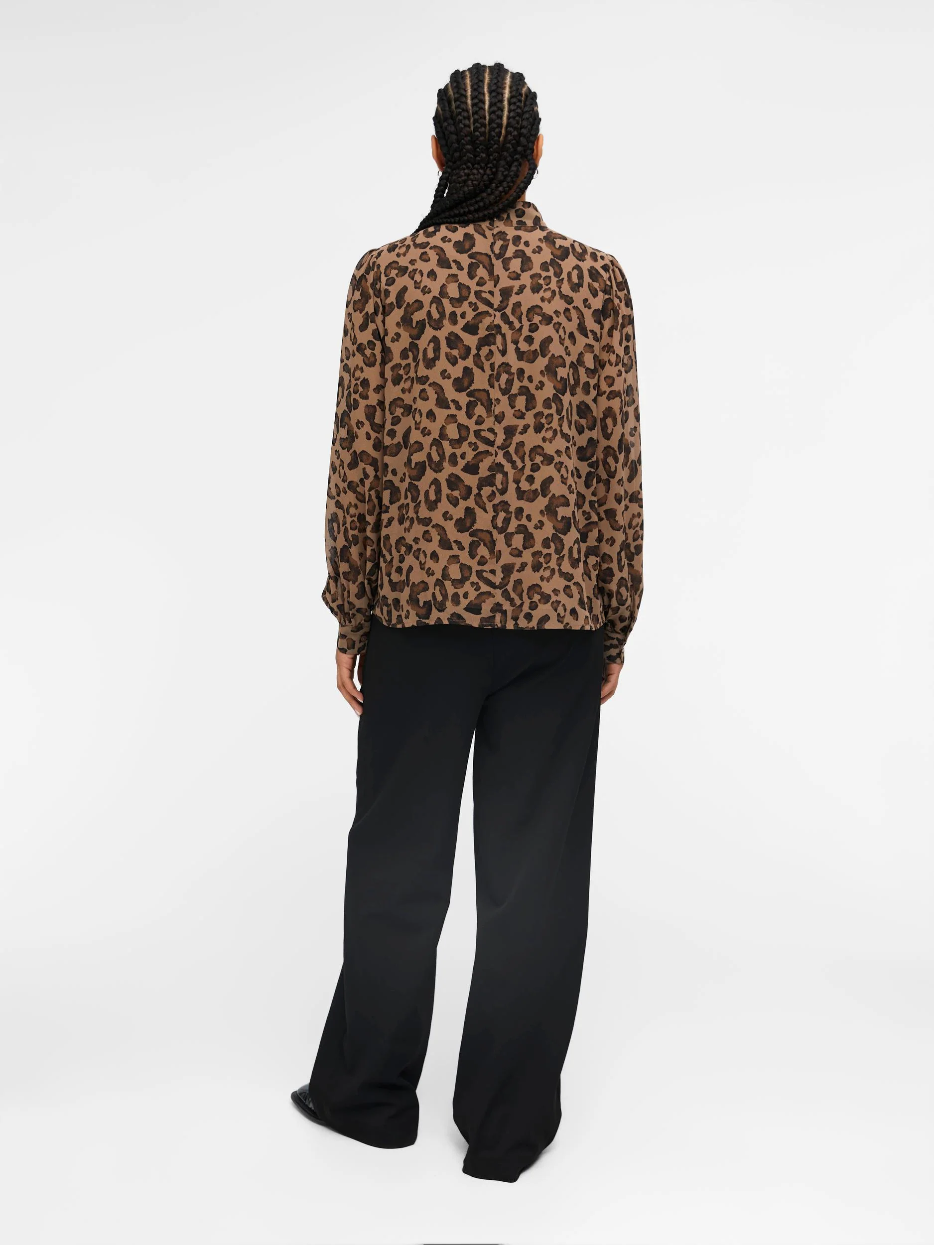 ILA HIGH NECK TOP (FOSSIL/ DARK EARTH) - Image 5