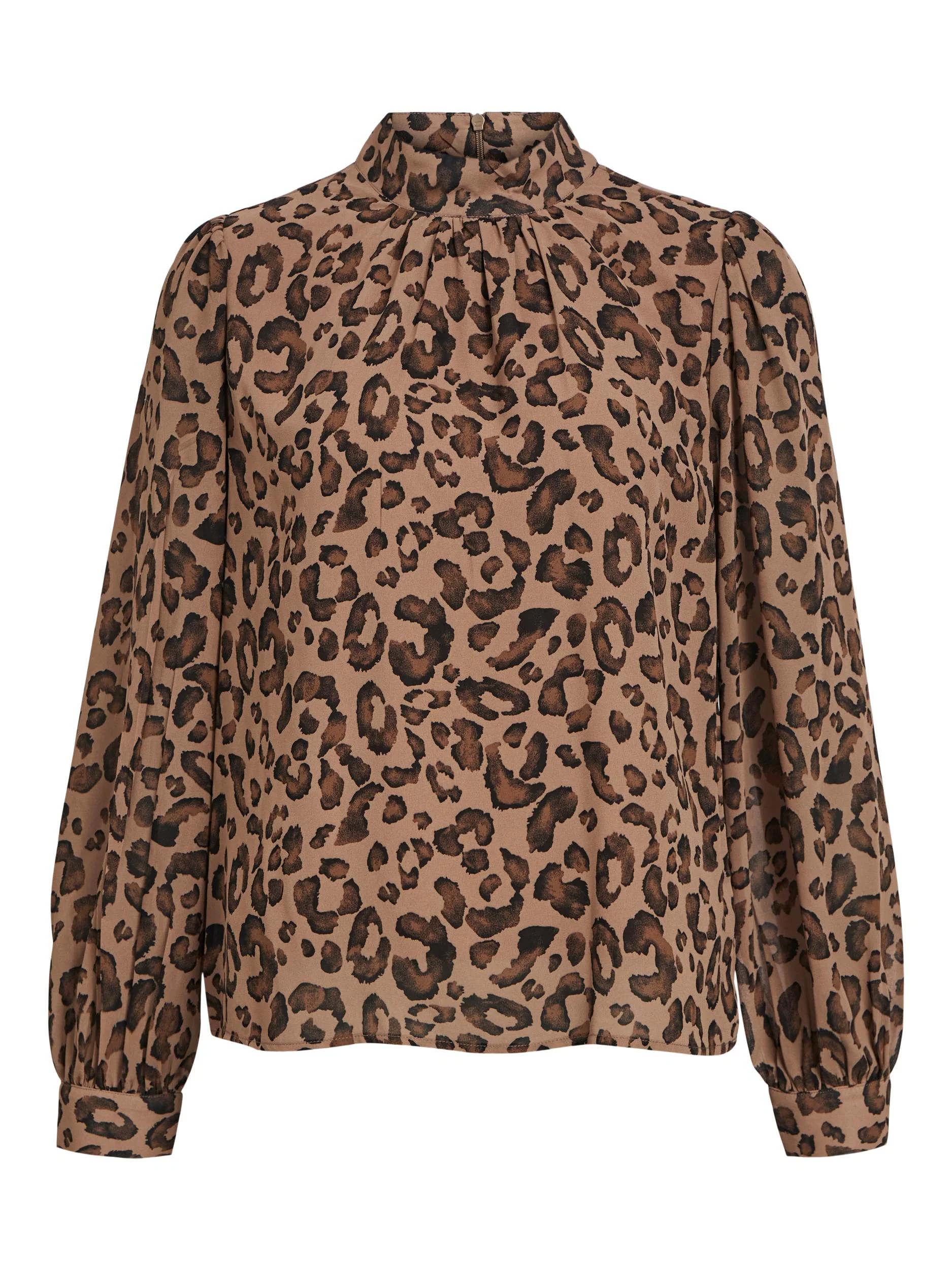 ILA HIGH NECK TOP (FOSSIL/ DARK EARTH) - Image 6