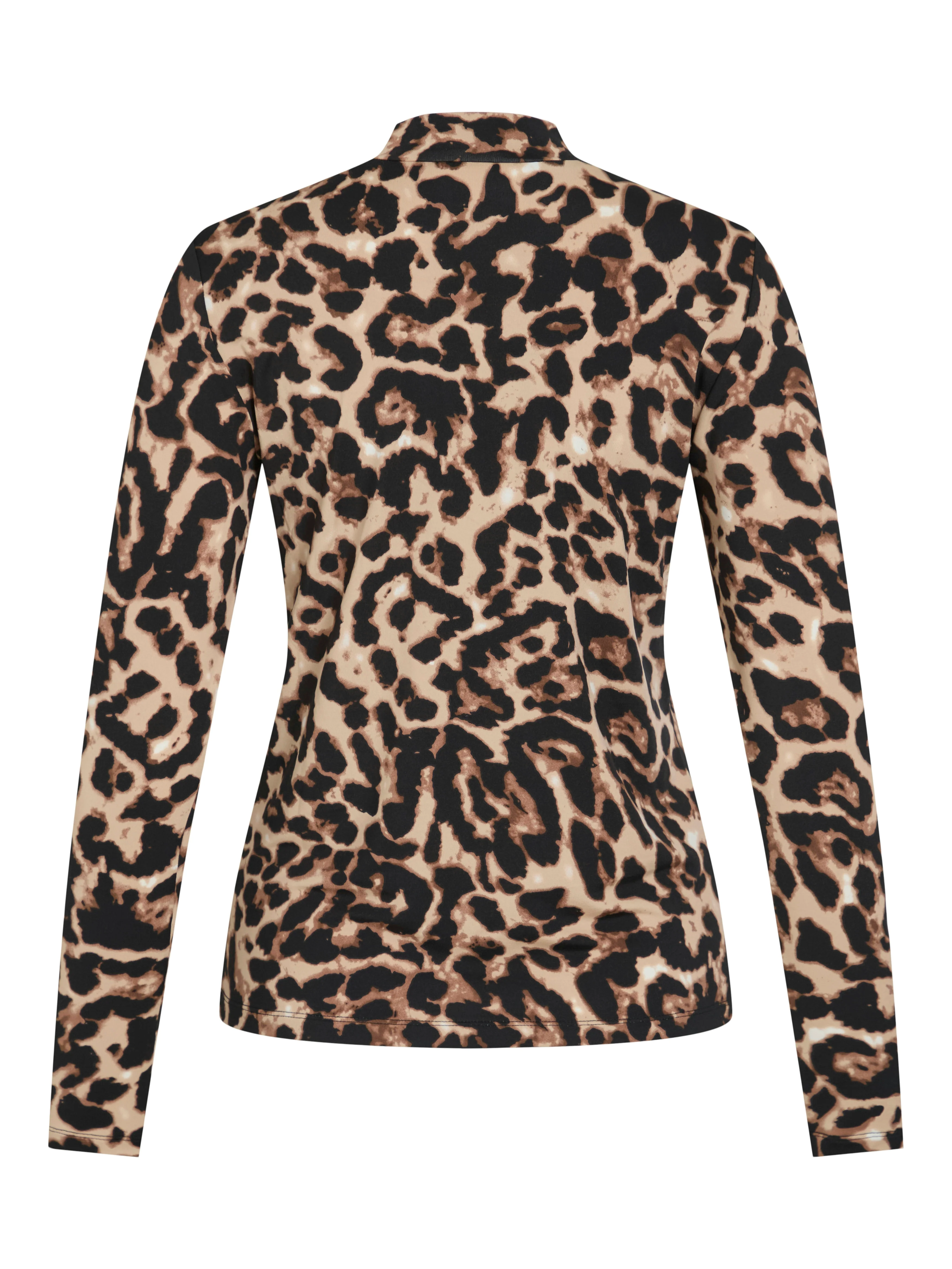 Ina High Neck Top (Black/Big Leo) - Image 3