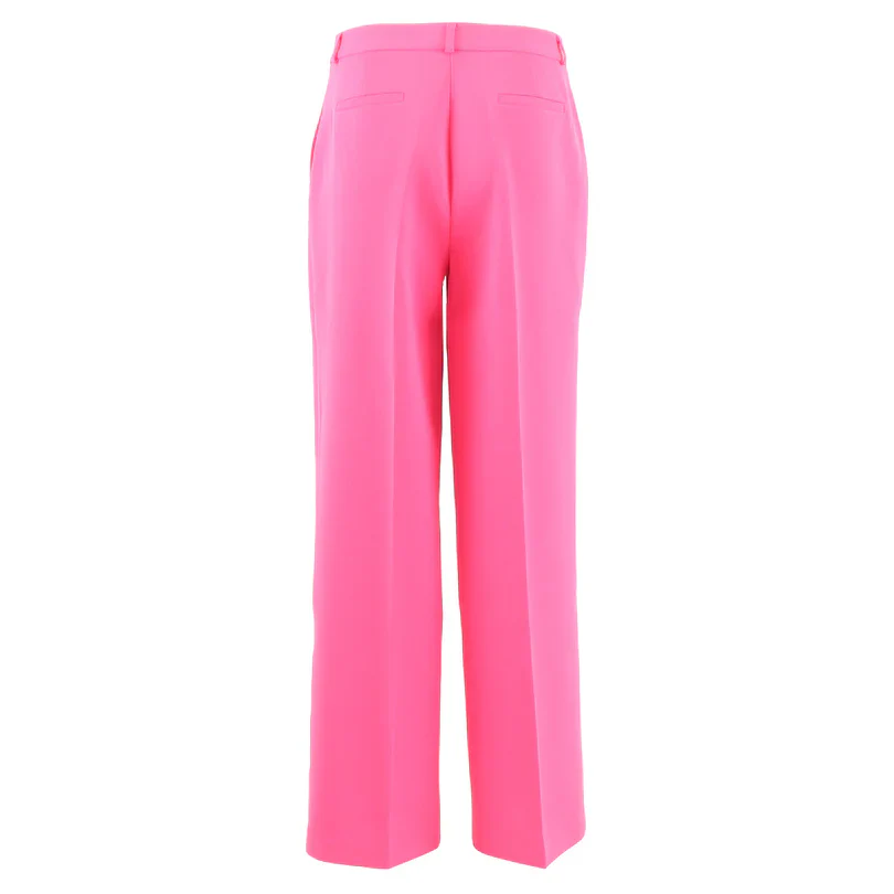 Isabel Wide Leg Trousers Regular (Candy Pink) - Image 4
