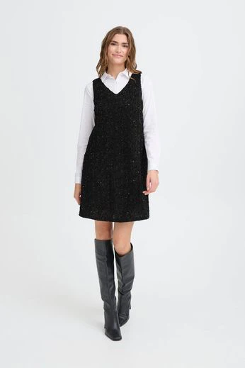 Isadora Mini Dress (Black)