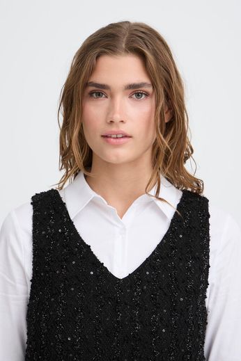 Isadora Mini Dress (Black) - Image 5